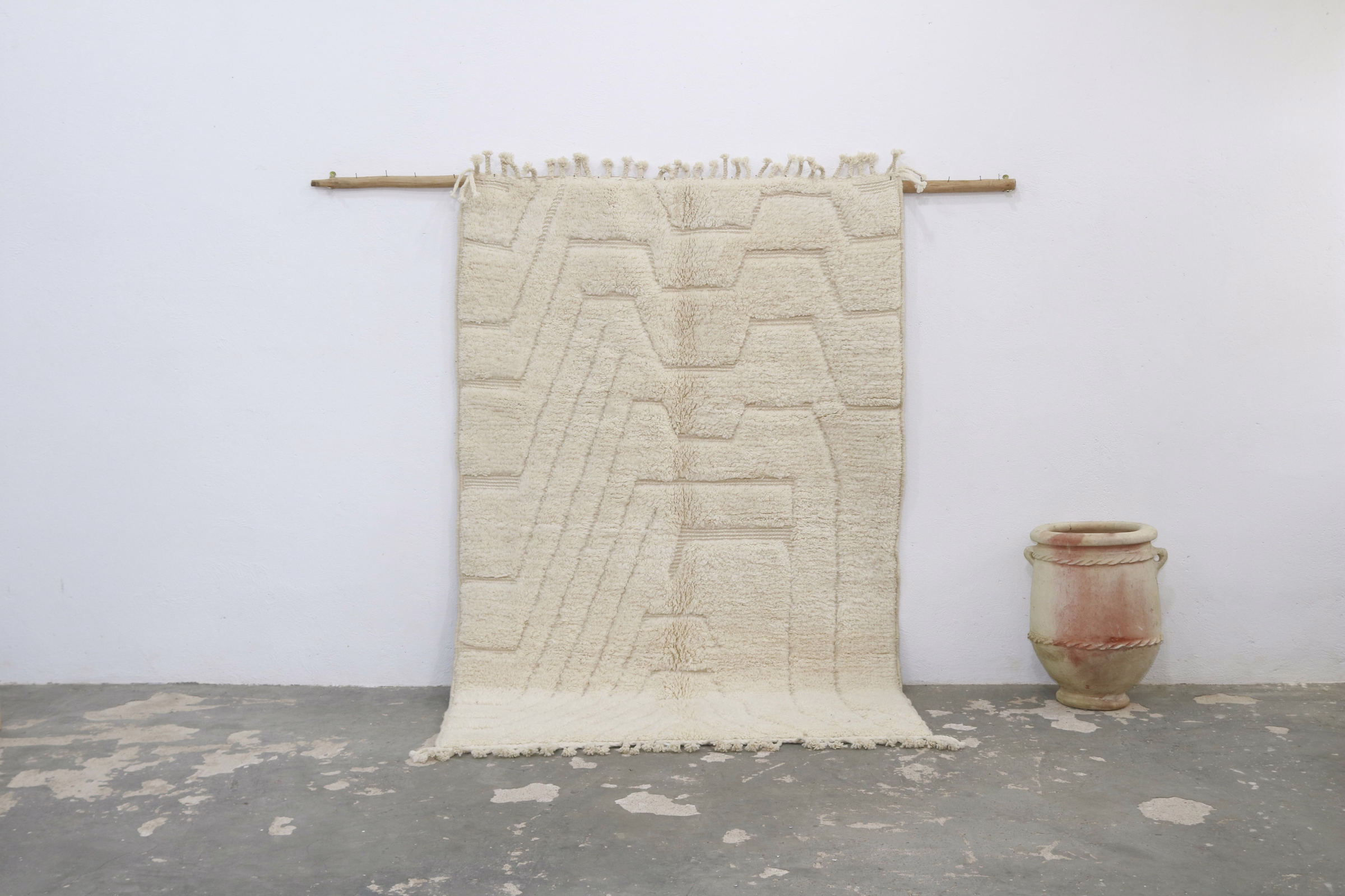 Beni Ouarain "Sculptural Cream" - Image 1