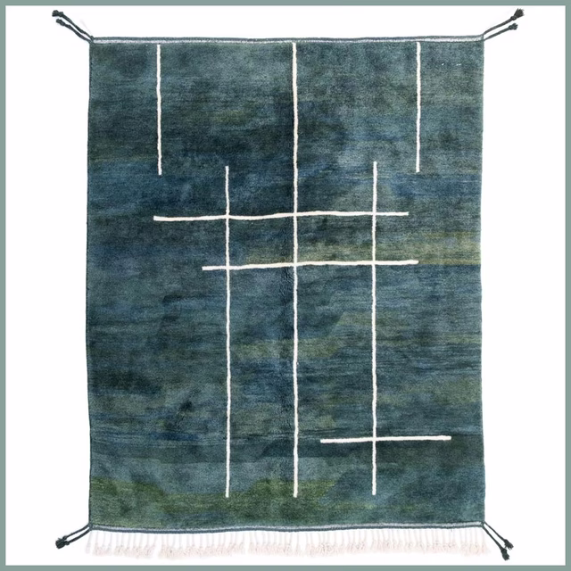 Beni Mrirt "Linear Teal"