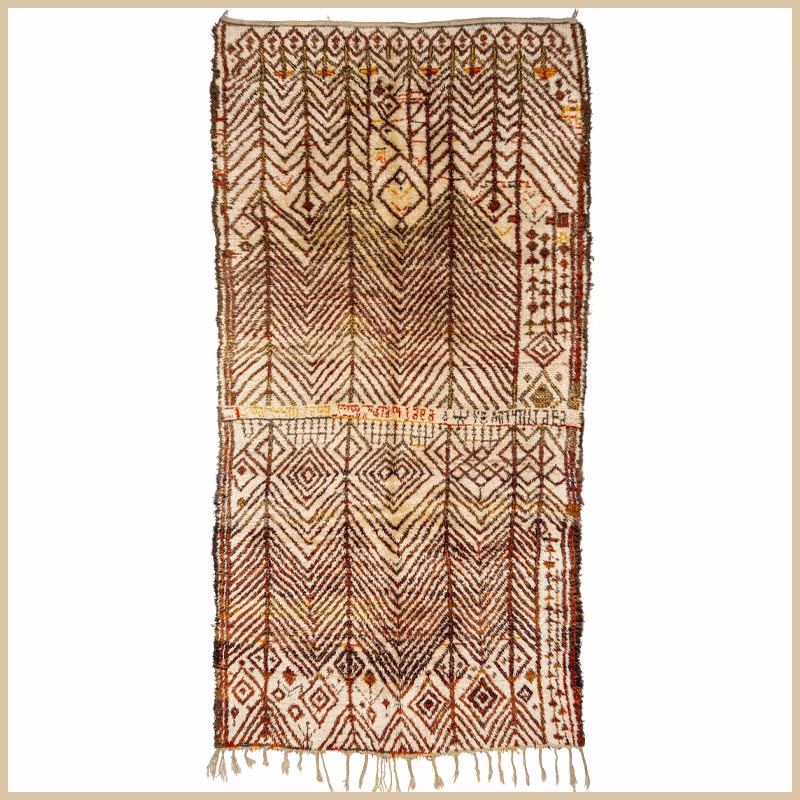 Tapis Beni Ouarain SG3304 – 366 x 191 cm