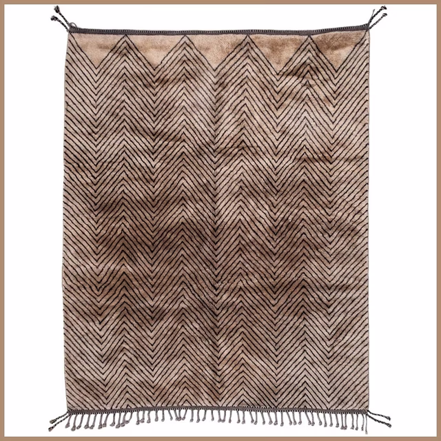 Beni Mrirt "Taupe Grid"